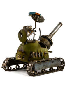 Alternative view of One Man Tank With Grenade