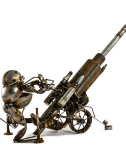 Alternative view of Battle Frog With Cannon