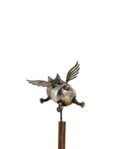 Alternative view of Mini Pig With Stake